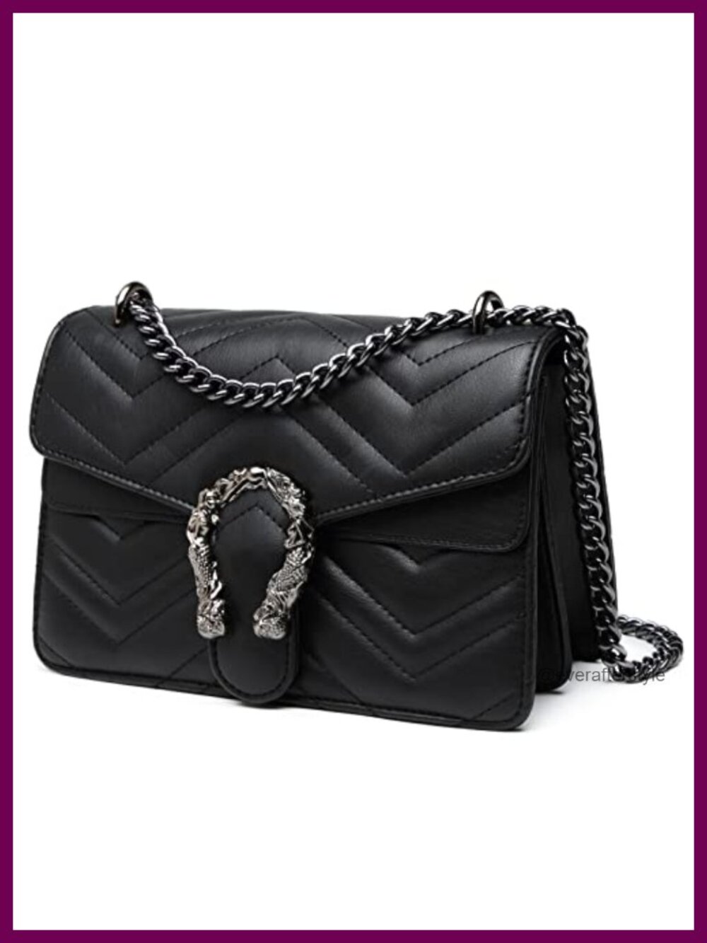 Snake Print Faux Leather Crossbody Clutch Chain Shoulder Bag Evening Purse